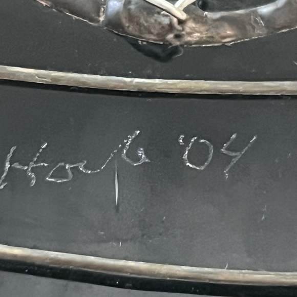 Stained Glass Lady Bug Sun Catcher Wall, Window Decor Good Luck Charm 3x3 signed - Picture 7 of 7